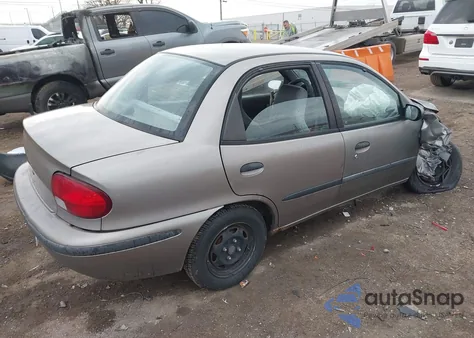 1997 Geo Metro Lsi from USA, damaged, VIN 2C1MR5292V6711081
